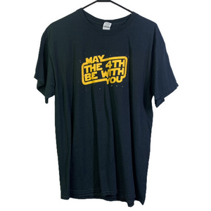 GILDAN Black "May the‎ 4th Be With You" Star Wars T-Shirt